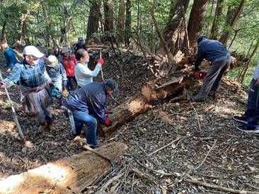 森の中に座っている人たち
中程度の精度で自動的に生成された説明